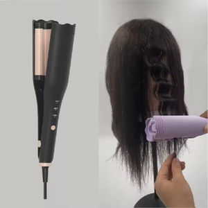 Rizador de Pelo Portátil Pequeño de Iones Negativos de Aluminio de Calentamiento Rápido Inalámbrico para Uso en Hoteles, Rizador de Pelo Profundo en Forma de Onda - Product Image 3