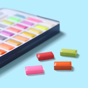 Bview Art 12 couleurs 24 couleurs 36 couleurs ensemble de peinture <span class=keywords><strong>aquarelle</strong></span> solide débutants fournitures d'art de l'école primaire - Product Image 3