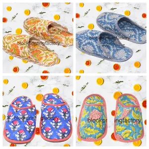 Pantoufles d'intérieur en coton, confortables et assez souples, faites à la main, pantoufles de Spa jetables, nouvelle collection - Product Image 5