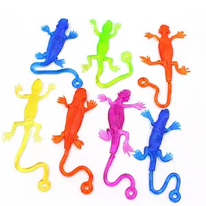 TPR Material transparent Sticky Animals lizard Toys Soft pvc Sticky jelly Novelty funny children toys