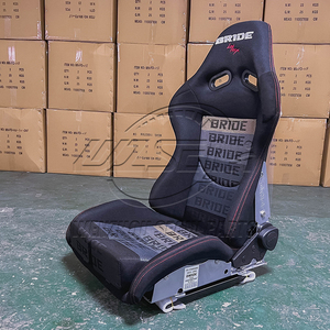 Sedili Auto da Corsa Sportivi a Guscio Reclinabili Universali Bride WZSEAHI Neri di Alta Qualità - Product Image 5