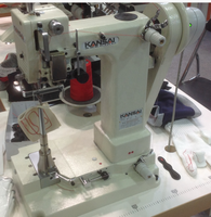 Machine à coudre à double point de chaînette ultra petite à 1 aiguille Kansai Special pour la couture de gants