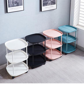 <span class=keywords><strong>Mesa</strong></span> <span class=keywords><strong>Consola</strong></span> <span class=keywords><strong>Extensible</strong></span> Moderna con Tapa de Mármol para Sala de Estar, Construcción de Plástico y Metal, Diseño Cuadrado Doble Pequeño y Móvil - Product Image 2