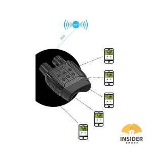 Binoculares de visión nocturna, binoculares con Wifi, <span class=keywords><strong>Zoom</strong></span> 4X, Digital, IR, caza, infrarrojos, con cámara - Product Image 4