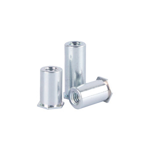 Écrou à sertir pour trou aveugle BSO, filetage métrique M3 M4, insert hexagonal en acier au carbone pour l'industrie de la construction - Product Image 1