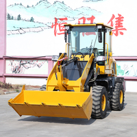 Hengwang ZL932 Traktor Konstruksi, Loader Konstruksi Depan Ujung Taman Traktor Roda Mini Kompak
