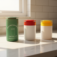 Contenants en plastique HDPE vides écologiques avec logo couleur personnalisé pour capsules de vitamines, pilules et comprimés