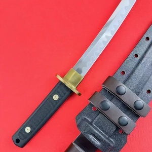 Cuchillo Táctico de Supervivencia Personalizable HUNSHU SAMURAI con Mango de Nogal G10 y Funda de Acero Inoxidable para Caza y Bricolaje - Product Image 5
