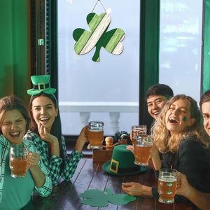 Adorno para el Hogar del Día de San Patricio, Colgante de Madera con Tréboles Irlandeses para Decoración de Fiestas, Venta al Por Mayor, Nueva Llegada - Product Image 2