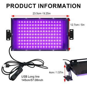 Lampe UV LED USB à lumière violette 395nm 405nm pour le durcissement sans ombre de colle, d'huile verte et de résine DIY pour la fabrication de bijoux - Product Image 3