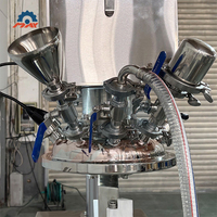 Machine de fabrication de cosmétiques : Émulsifiant sous vide, homogénéisateur de bave d'escargot, mélangeur de mayonnaise, de dentifrice et de crème de beauté