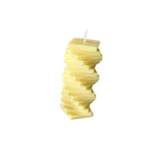 Ins candela a colonna irregolare colorata di vendita calda candela quadrata a spirale fatta a mano candela profumata di arte della decorazione della foto di nozze - Product Image 4