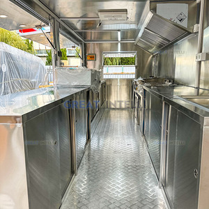 Mobile Full Kitchen Food Truck with Ice Cream Pizza Coffee Hotdog Concession Remorque food Trailer Cart - Product Image 6