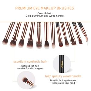 Il Set di pennelli MSQ 12 pezzi per il trucco degli occhi include pennelli ombretto separatore per ciglia Mascara applicatore - Product Image 2