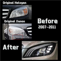HETOP W204 2007-2014 Classe C DRL Clignotant Modifié Ensemble d'accessoires de signalisation automobile pour Benz