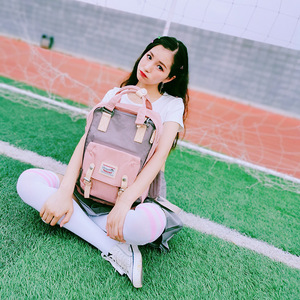 Zaino <span class=keywords><strong>femminile</strong></span> per studenti del College e delle scuole superiori in stile ciambella fodera in poliestere borsa da viaggio per l'uso nel Campus - Product Image 4
