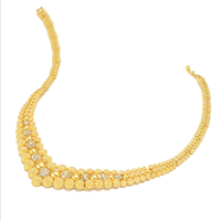 Juego de Joyas de Oro Chapado con Diamantes para Mujer, Collar, Aretes, Anillo y Pulsera, Juego de Cuatro Piezas