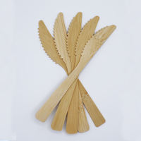 Ensemble de cuillères et fourchettes en bambou naturel de qualité supérieure, prix d'usine, vente en gros, jetables, écologiques, design minimaliste