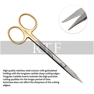 Goldman Fox 13cm TC <b>Tungsten</b> Carbide Super Cut Scissors Surgical Instruments for Tissue and Suture Cutting - Product Image 3