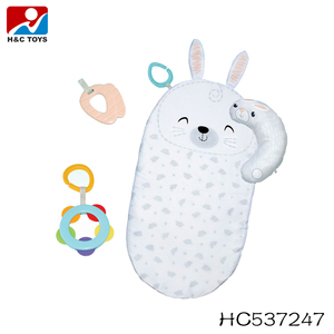 Almohada de Juego en Forma de Animal de Dibujos Animados, Suave y Cómoda, con Sonajero, Almohada para Bebé en Forma de U - Product Image 6