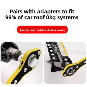 Clé à cliquet à levier allongé pour cric de <span class=keywords><strong>voiture</strong></span>, outil de changement de pneu automobile, accessoire en acier à haute teneur en carbone - Product Image 2