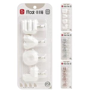 Love Letter Wall Hooks 4 Pack Adhesive No Drill Key Bag Organizer Minimalist Design For Entryway Bedroom Kitchen Bathroom Doors - Product Image 5