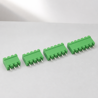 Connecteur mâle à montage sur circuit imprimé, type bornier, vert, à emboîtement, pas de 5,08 mm, 6 pôles, pour automatisation de panneaux de commande industriels