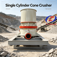 Concasseur à cône hydraulique monocylindre contrôlé par PLC, série CS, pour le concassage secondaire du granit, du basalte, de la pierre de rivière, des carrières et des mines, AC