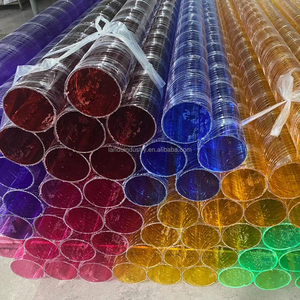 LANDU diamètre personnalisable <span class=keywords><strong>Tube</strong></span> creux en acrylique coloré extrusion <span class=keywords><strong>plexi</strong></span> verre <span class=keywords><strong>tube</strong></span> rond en acrylique - Product Image 2