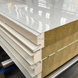 Panel Sándwich de Lana de Roca y Espuma de 50mm 200mm, Acero Galvanizado, Ecológico, Insonorizado, para Cuartos Limpios, Cámaras Frigoríficas, Talleres y Almacenes - Product Image 1