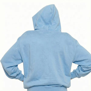 Men Casual Knitted Clothing Manufacturer Rhinestone Hoodie <b>Personalized</b> Logo Printing Thick Trendy Vintage Winter Fleece - Product Image 2