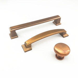 Zinc Handle and <strong>Knob</strong> Kosin China CX180 Brass Zinc Classical Vintage Bronze Solid Wardrobe <strong>Door</strong> Handle - Product Image 4