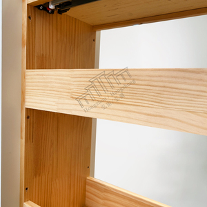 Mỹ địa phương RTA Tủ cửa hàng gỗ sơn trắng Shaker cơ sở Tủ mềm đóng kéo ra Gia vị giá cơ sở gia vị tủ - Product Image 4