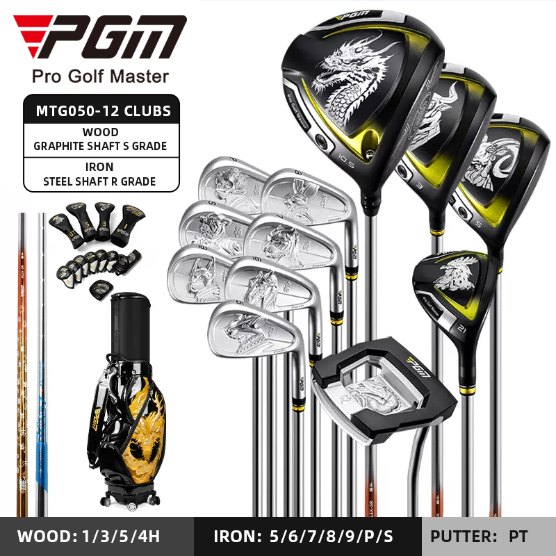 Driver S Graphite Shaft+Irons R 950 Steel Shaft Negro
