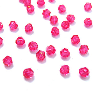 Perles en résine bicones de 4 mm, perles opales facettées, vente en gros, perles bicones multicolores pour la fabrication de bijoux DIY, accessoires vestimentaires - Product Image 2