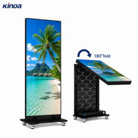 Pantalla LED Portátil para Pósteres, 640*1920mm, Panel de Video LED Vertical Inteligente, P1.8 P2, Ultra Delgado, Pantalla LED para Pósteres de Interior