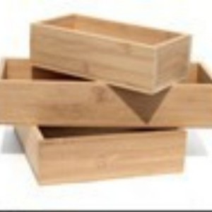 Custom Made Wooden Storage <b>Boxes</b> Rectangular Lidless <b>Pine</b> Wood Office Display Gift Perfume <b>Boxes</b> Standing Type Solid Color - Product Image 1