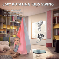YD 360 - Balançoire sensorielle rotative pour enfants - Hamac en nylon élastique - Balançoire thérapeutique pour l'intérieur et l'extérieur