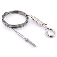 Support de câble bidirectionnel réglable, kit de câbles de suspension pour pinces circulaires personnalisées du système de suspension