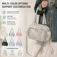 Sac à bandoulière en cuir PU Kawaii Ita Bag avec fenêtre transparente pour badges, sac de collection Anime, sac à main pour femme, vente en gros