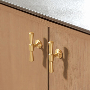 French Style Zinc Alloy Cabinet Door Handles Bar Shape Durable Wardrobe Furniture Handle - Product Image 4