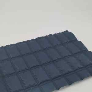 Forro de Poliéster 100% MQ Color Azul Marino, 100g, 171GSM, 54/55" de <span class=keywords><strong>Ancho</strong></span>, Relleno con Costura de Aguja, Diseño Personalizado para Abrigo de Mujer - Product Image 3