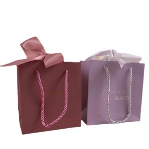 Bolsas de Papel de Lujo para Compras, Bolsas de Regalo de Papel para Joyería, Bolsas de Embalaje con su Propio Logotipo, Fabricante Personalizado - Product Image 4