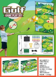 Jinying Chipping Golf permainan Set tikar mainan Golfs permainan Set dalam ruangan olahraga mainan Set luar ruangan olahraga Golf klub Set untuk anak-anak