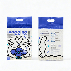 Sacs à litière pour chat à fond plat 6L 10L 20L |   Emballage sous vide résistant à l'humidité avec poignée - Product Image 4