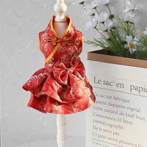 Nueva llegada Chihuahua Año Nuevo Ropa para mascotas Vestido de verano para perros Vestido bonito para mascotas Ropa para perros Marca de lujo Moda - Product Image 1