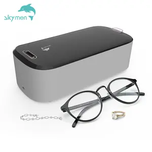 Skymen A6 550ml Home Use SUS304 Stainless Steel Portable Type-C Charging Jewelry Shaver Rings Mini Ultrasonic Jewellery Cleaner