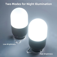 Lampe suspendue pour tente portable et rechargeable par USB, autre équipement de camping extérieur, lampe de camping d'urgence