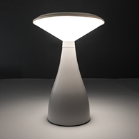 Lampe de table solaire rechargeable Agaric pour l'intérieur Lampe de table solaire d'extérieur étanche IP44 avec charge solaire et CC