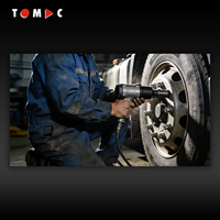 Ensemble d'outils pour camions lourds TOMAC, 36 pièces, kit de service pour pneus et roues avec clé à chocs
